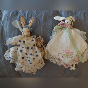 Vintage Lace Bunnies
